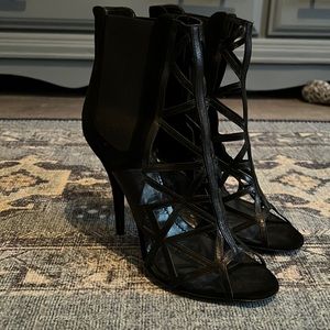 Givenchy, designer open sandal booties- size 39
